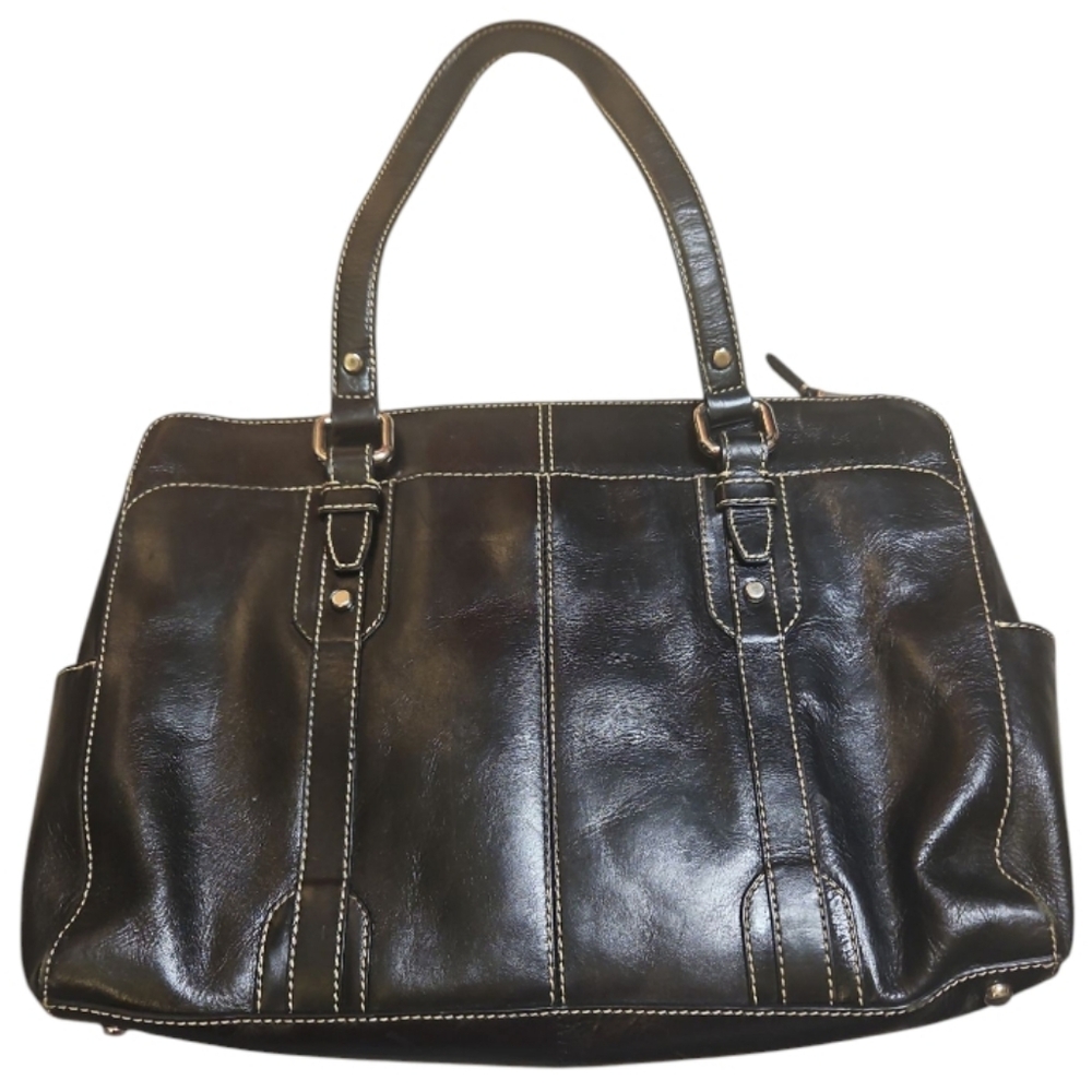 Fossil Dark Brown Leather Handbag